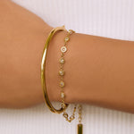 Bracelete Cole - Ouro 18K | SILLENE - detalhe