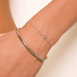Bracelete Cole - Prata | SILLENE - uso