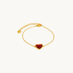 Bracelete Coração Afrodite em Ouro 18K, imagem 1