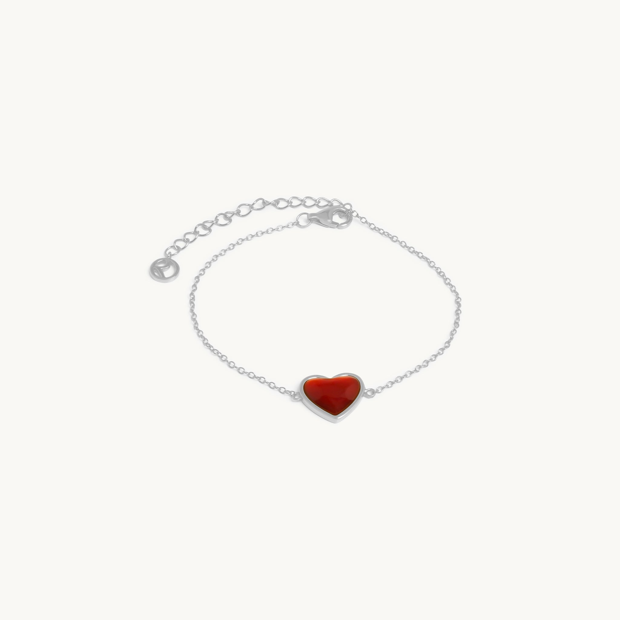 Bracelete Coração Afrodite em Prata, imagem 1