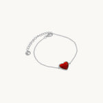 Bracelete Coração Afrodite em Prata, imagem 3