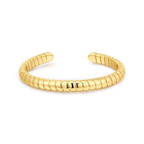 Bracelete Corrente Cobra Aberta - Ouro 18K | SILLENE