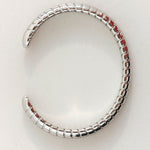 Bracelete Corrente Cobra Aberta - Ouro e Prata - detalhe 03 | SILLENE