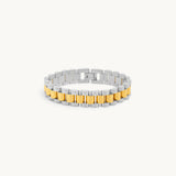 Bracelete Costa Radiante em Ouro e Prata, imagem 1