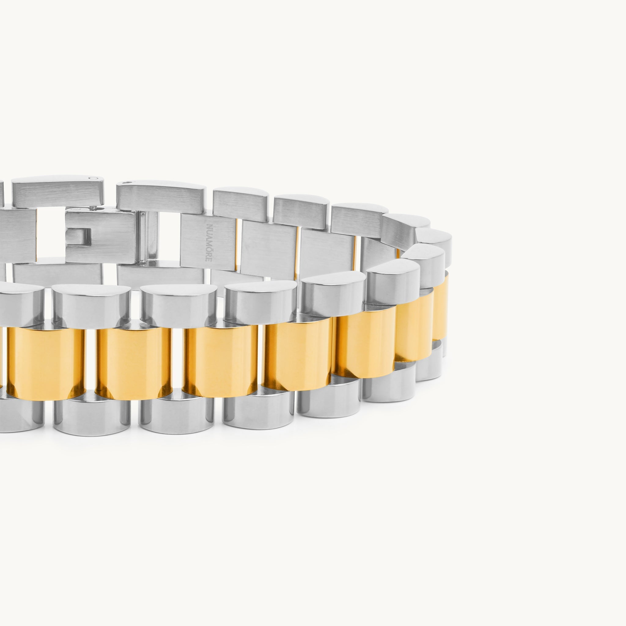 Bracelete Costa Radiante em Ouro e Prata, imagem 2