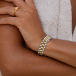 Bracelete Costa Radiante em Ouro e Prata, imagem 3