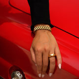 Bracelete Costa Radiante em Ouro e Prata, imagem 5