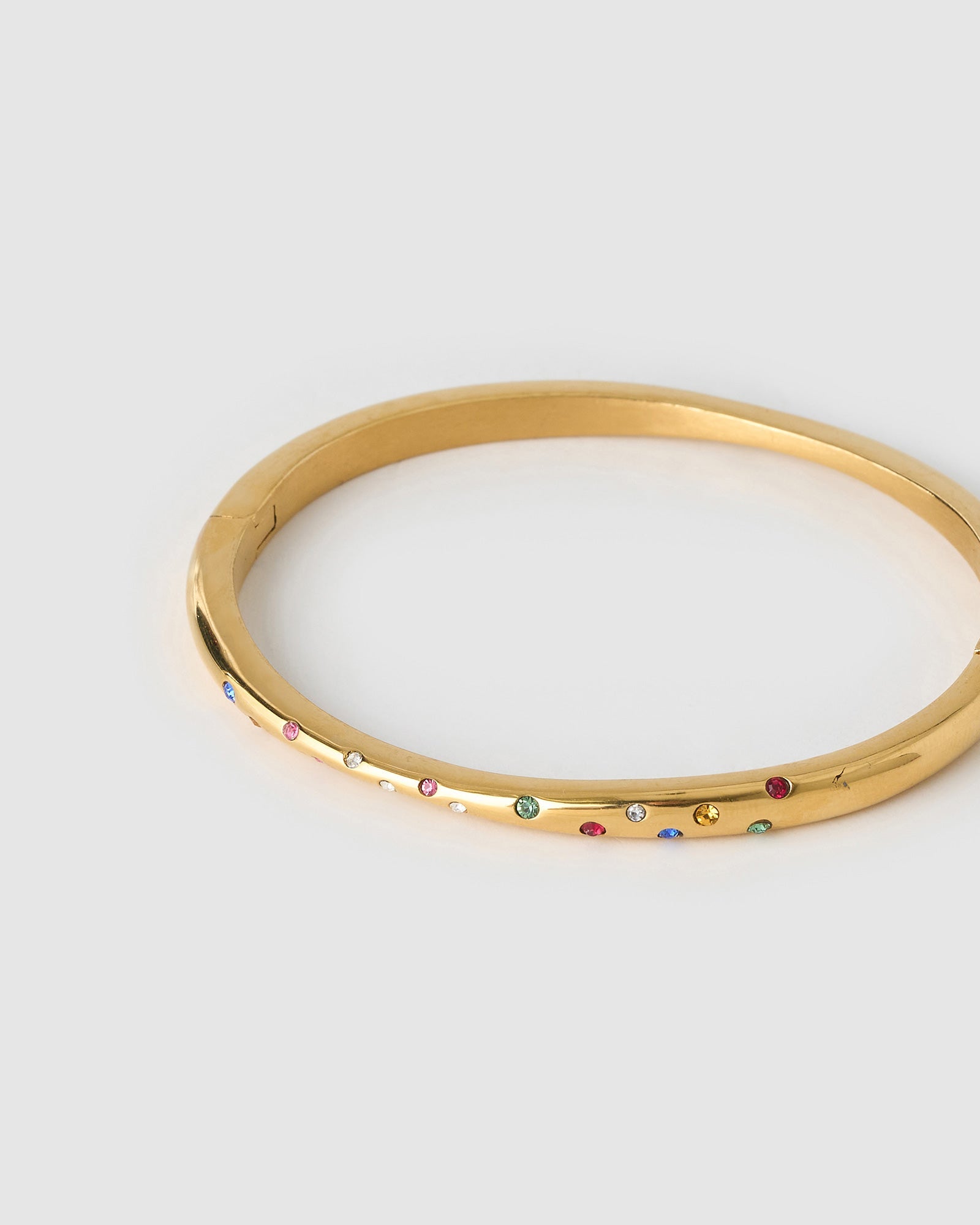 Bracelete Eden Multicolorido - Ouro 18K | SILLENE - detalhe