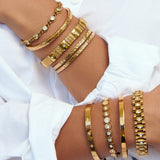 Bracelete Elodi - Ouro 18K | SILLENE
