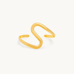 Bracelete Forma da Água em Ouro 18K, imagem 1