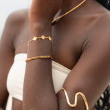 Bracelete Forma da Água em Ouro 18K, imagem 3