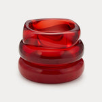 Bracelete Formentera Vermelho (Kit com 3) | SILLENE