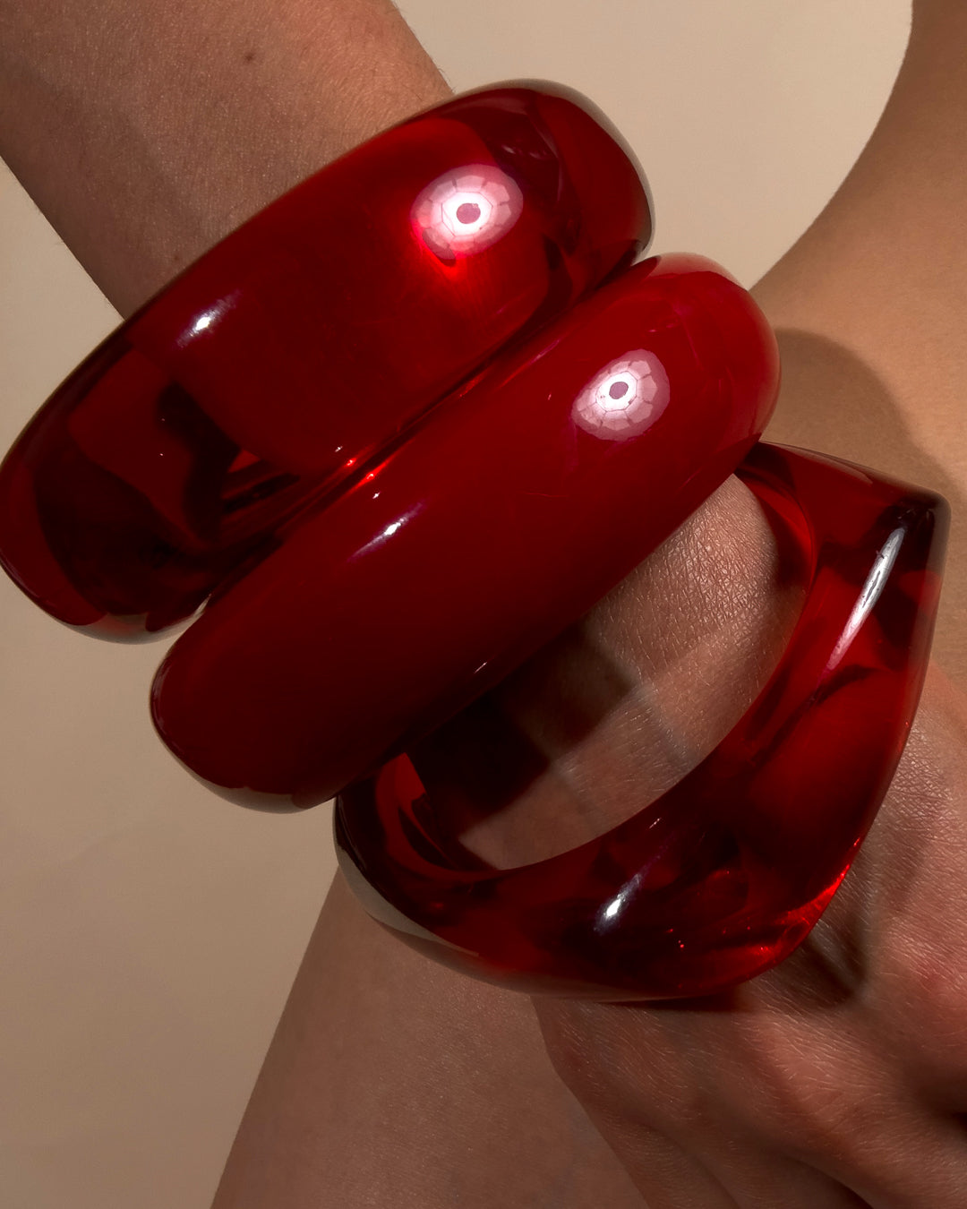 Bracelete Formentera Vermelho (Kit com 3) - detalhe 05 | SILLENE