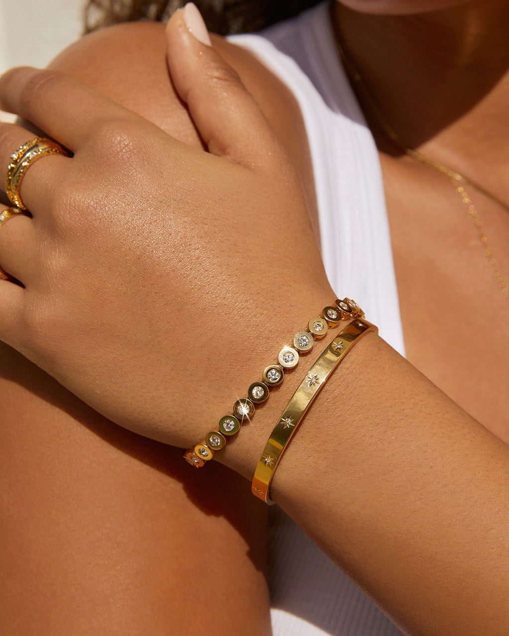 Bracelete Gemma - Ouro 18K | SILLENE