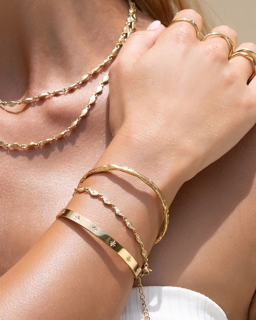 Bracelete Gemma - Ouro 18K | SILLENE