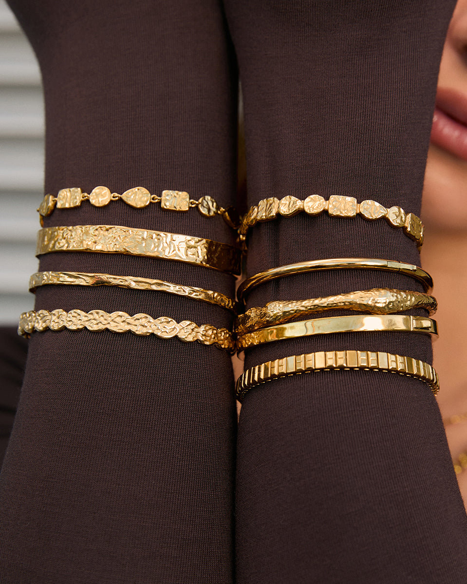 Bracelete Harlow - Ouro 18K | SILLENE
