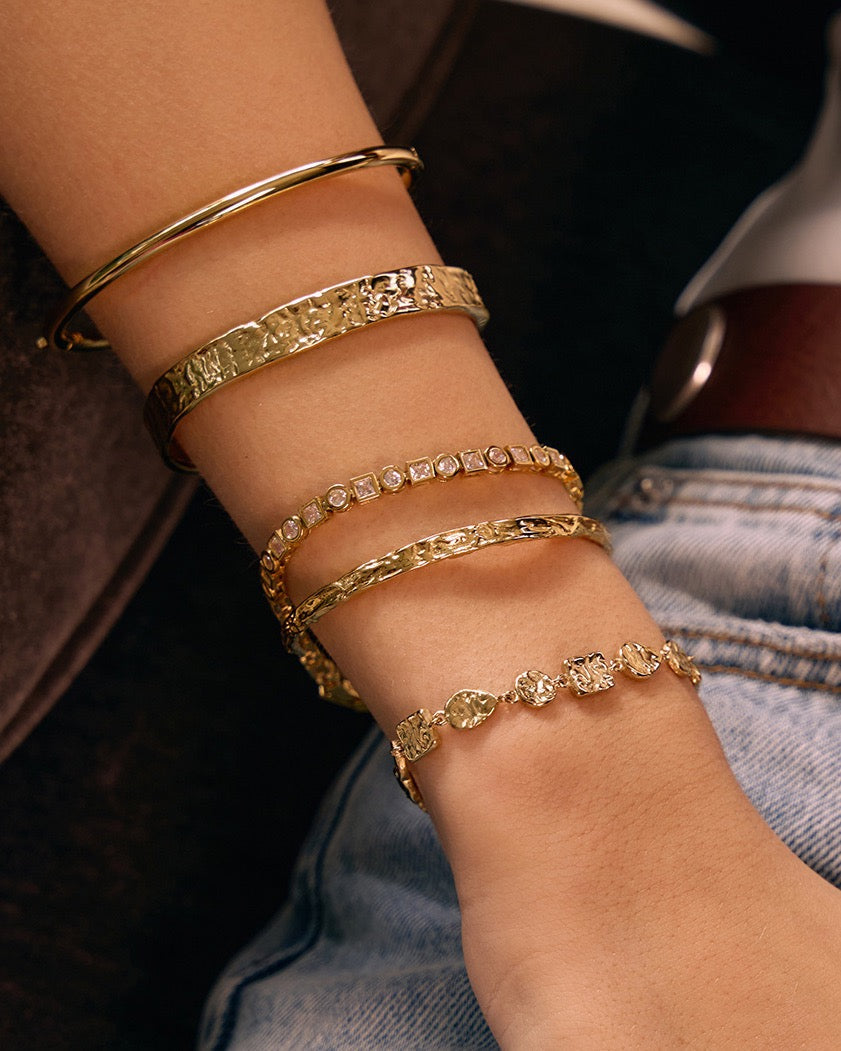 Bracelete Harlow - Ouro 18K | SILLENE