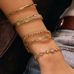 Bracelete Harlow - Ouro 18K | SILLENE
