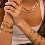 Bracelete Harlow - Ouro 18K | SILLENE