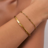 Bracelete Helios - Ouro 18K | SILLENE - uso