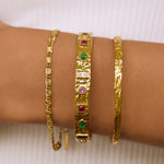 Bracelete Helios - Ouro 18K | SILLENE - uso