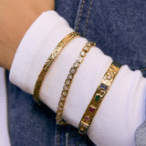 Bracelete Isabella - Ouro 18K | SILLENE - uso