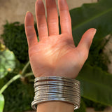 Bracelete Mallorca (Kit com 3) - Ouro e Prata - detalhe 07 | SILLENE