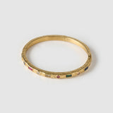 Bracelete Melrose Multicolorido - Ouro 18K | SILLENE