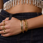 Bracelete Melrose Pedra - Ouro 18K | SILLENE