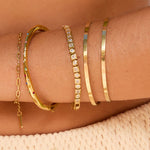 Bracelete Nate - Ouro 18K | SILLENE