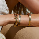 Bracelete Nate - Ouro 18K | SILLENE