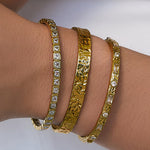 Bracelete Olivia - Ouro 18K | SILLENE