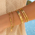 Bracelete Olivia - Ouro 18K | SILLENE