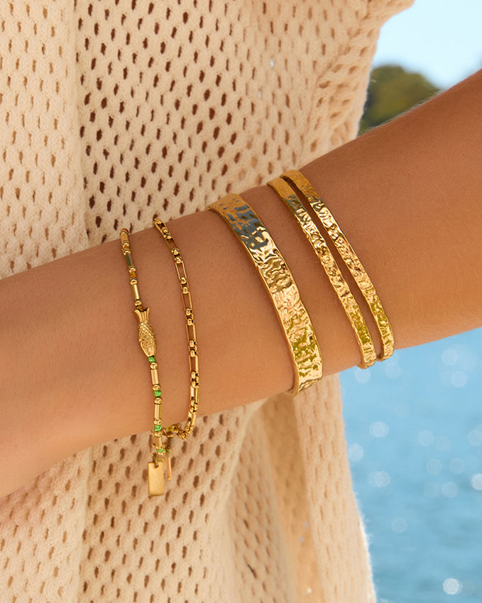 Bracelete Olivia - Ouro 18K | SILLENE