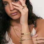 Bracelete Olivia - Ouro 18K | SILLENE