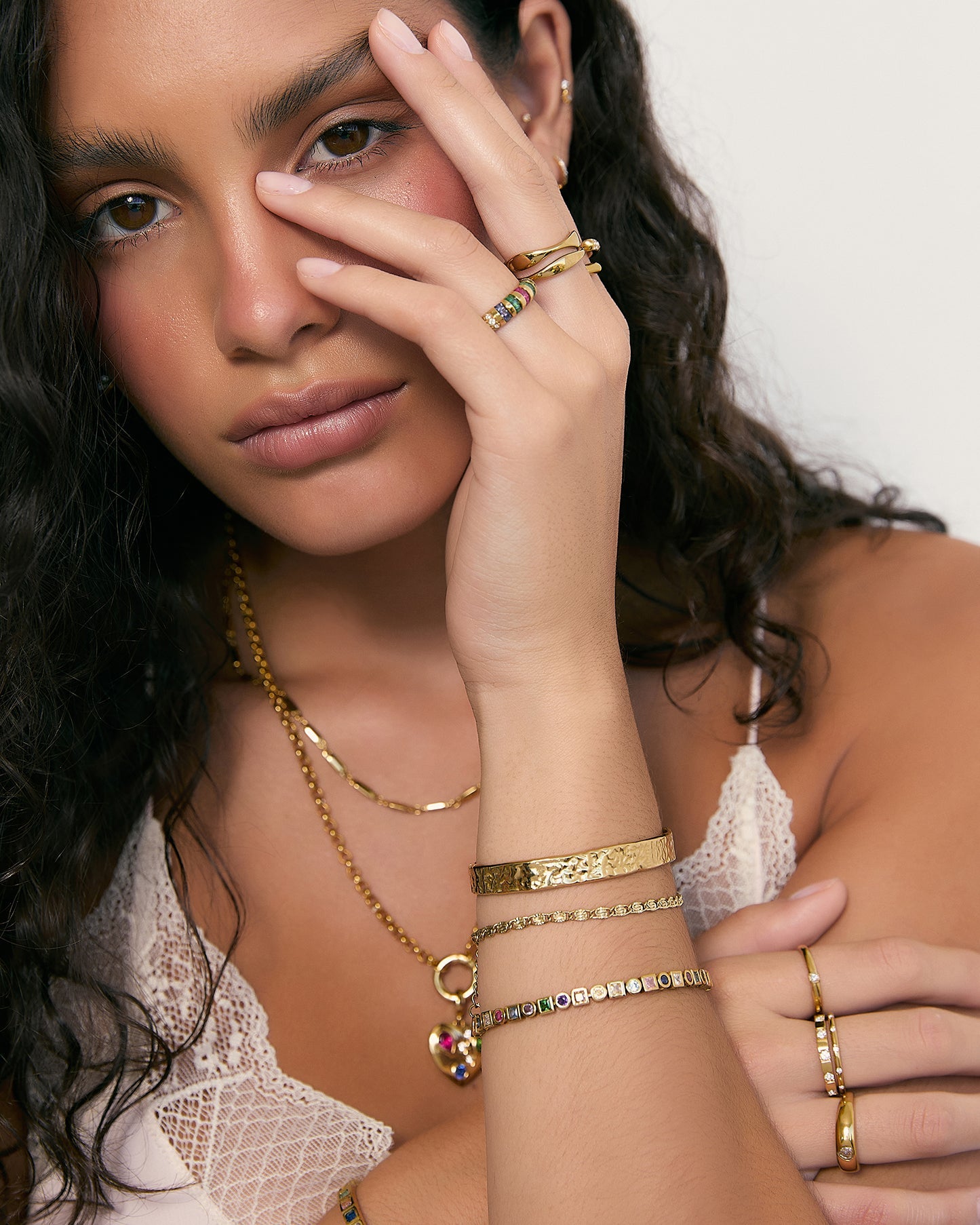 Bracelete Olivia - Ouro 18K | SILLENE