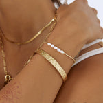 Bracelete Olivia - Ouro 18K | SILLENE