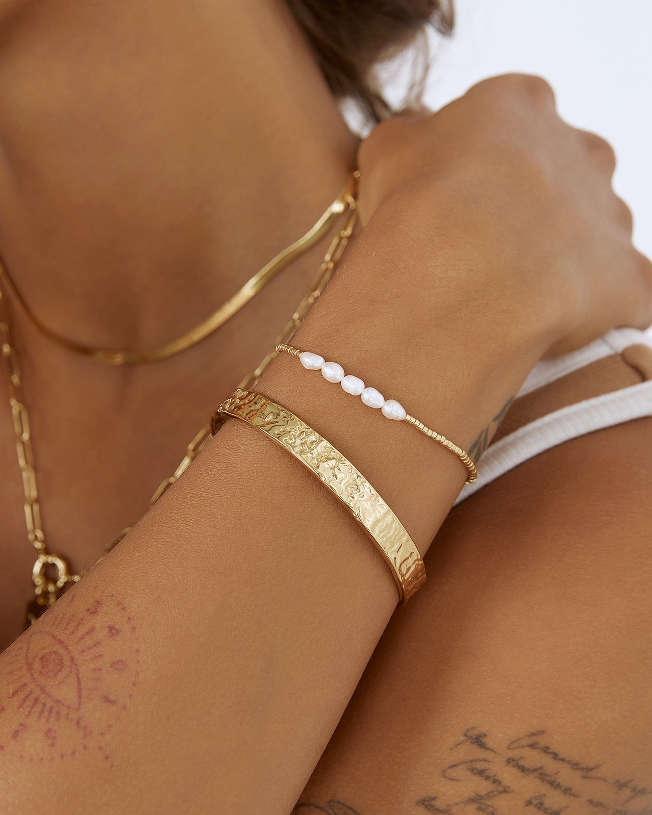 Bracelete Olivia - Ouro 18K | SILLENE