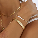 Bracelete Olivia - Ouro 18K | SILLENE