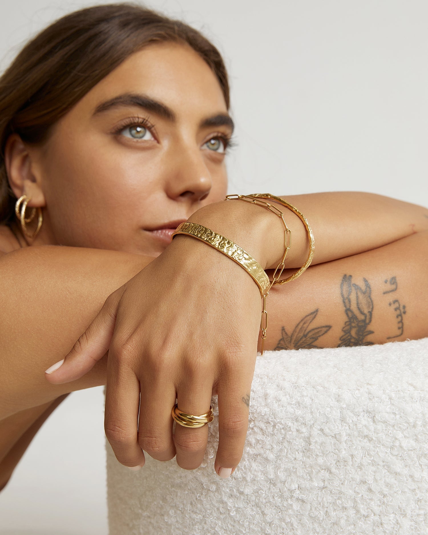 Bracelete Olivia - Ouro 18K | SILLENE