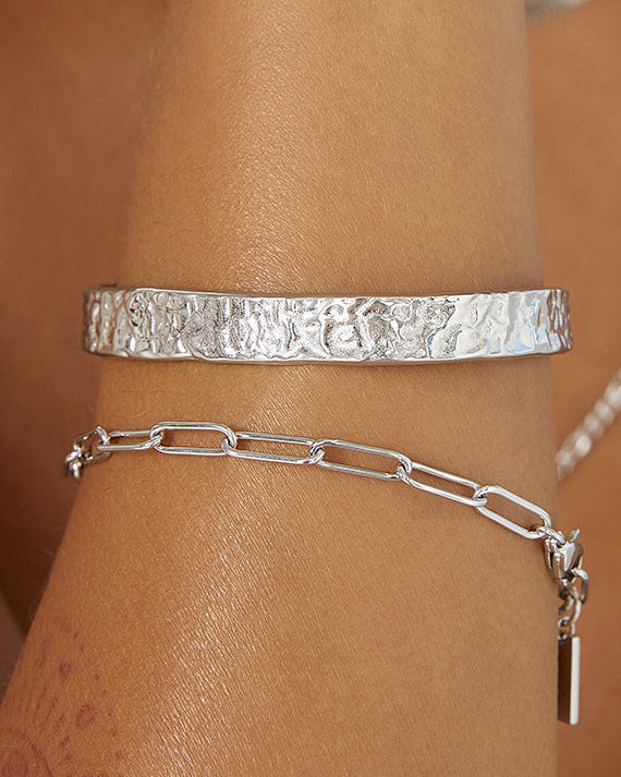 Bracelete Olivia - Prata | SILLENE