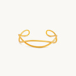 Bracelete Onda em Ouro 18K, imagem 1