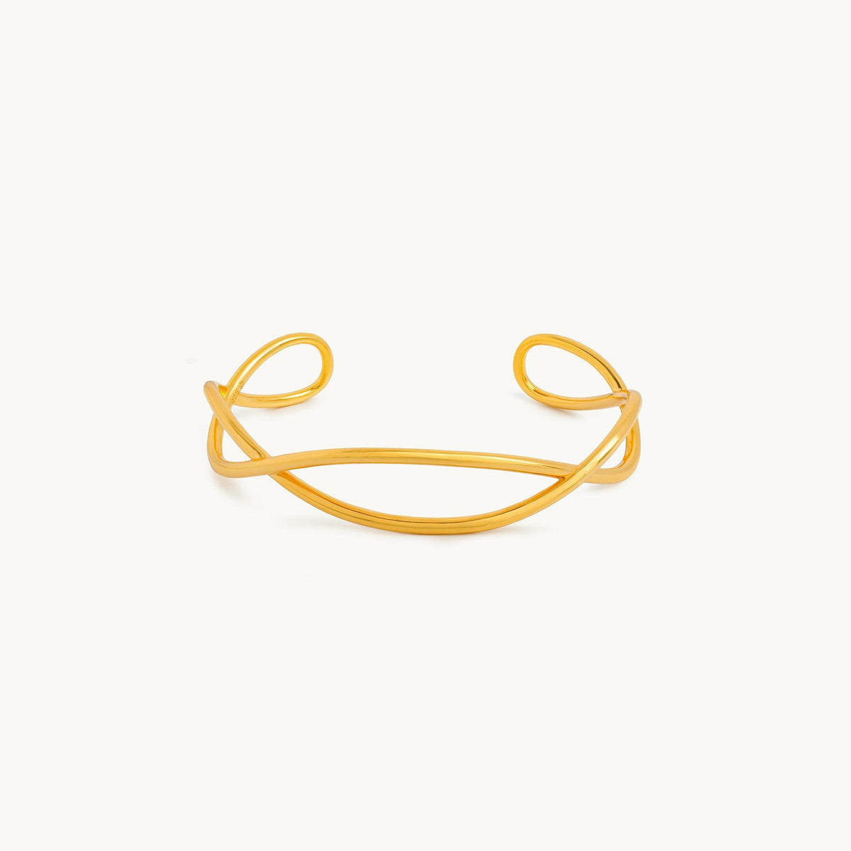 Bracelete Onda em Ouro 18K, imagem 1