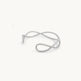 Bracelete Onda em Prata, imagem 4
