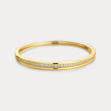 Bracelete Onda Articulada - Ouro 18K | SILLENE