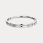 Bracelete Onda Articulada - Prata | SILLENE