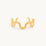 Bracelete Onda da Maré em Ouro 18K, imagem 1