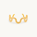 Bracelete Onda da Maré em Ouro 18K, imagem 1