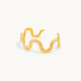 Bracelete Onda da Maré em Ouro 18K, imagem 4