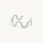 Bracelete Onda da Maré em Prata, imagem 3